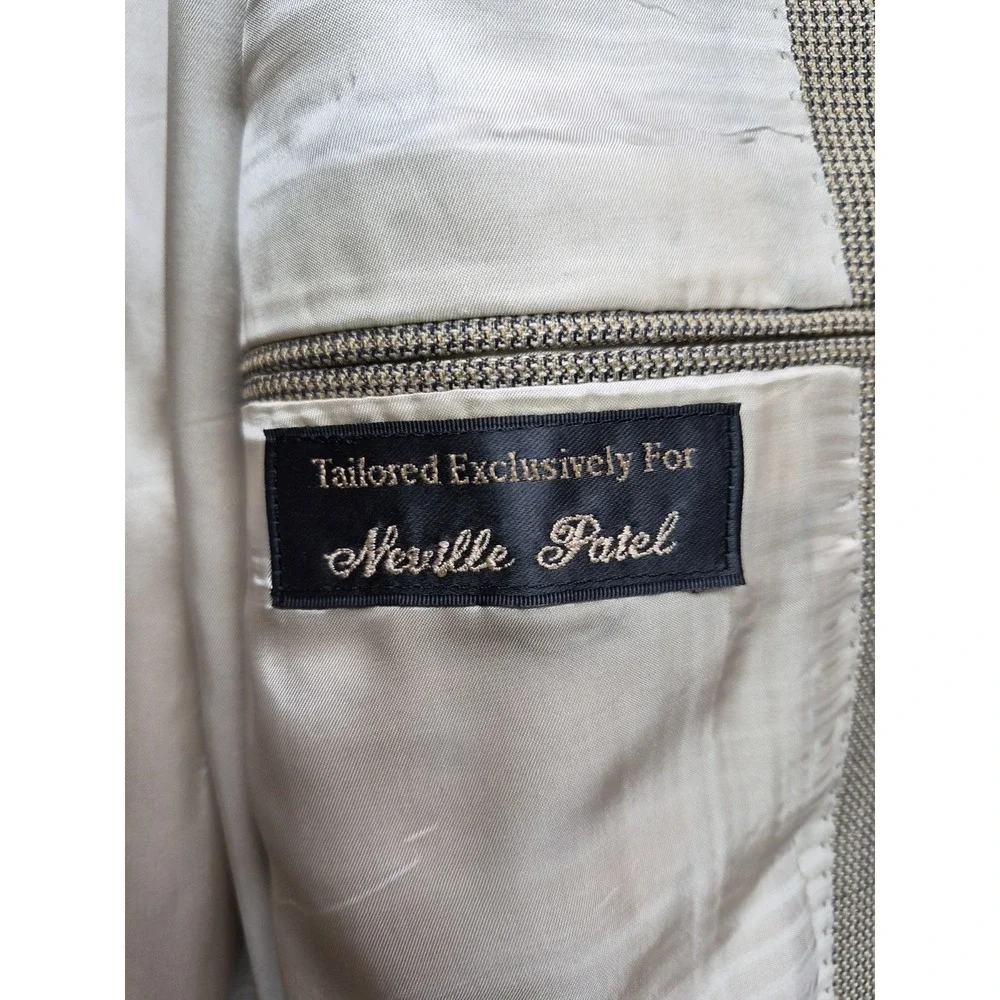 Hart Schaffner Marx Mens Wool Sports Coat 40L Gold Made in USA 3 Button Jacket